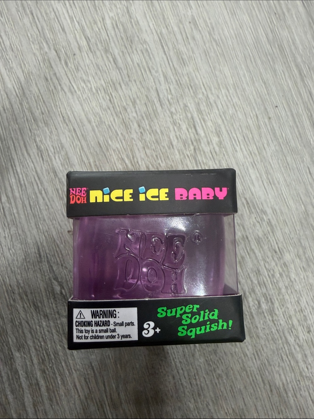 Nice Ice Baby Needoh Super Solid Squishy toy cube! - Purple
